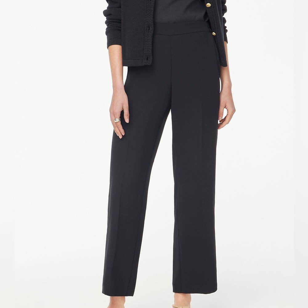 J Crew Factory Jamie Wide Leg Black Women's Pants size 16 Worn once EUC